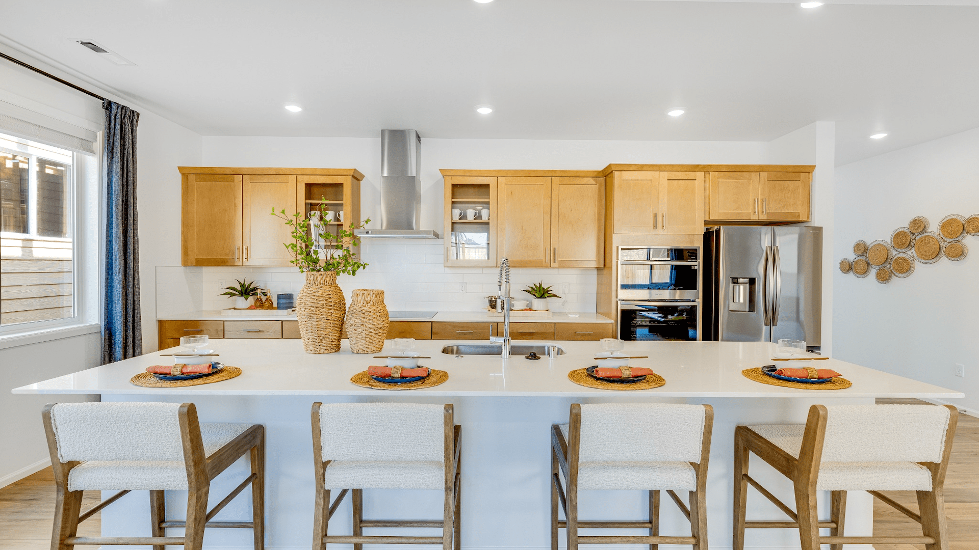 The beautiful kitchen featured in the Sequoia floorplan at Garibaldi