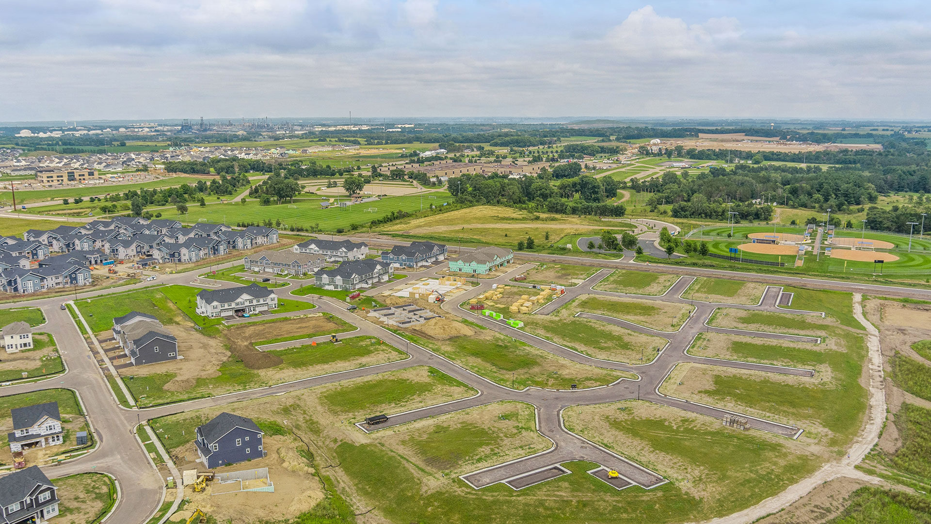 Amber Fields Aerial