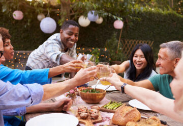 Dining Home Backyard Friends