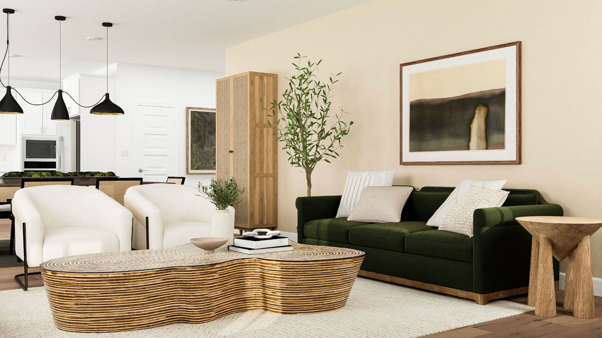 Lennar get the look organic hues living room