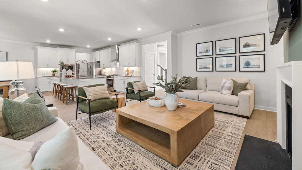 Lennar get the look organic-hues open concept living