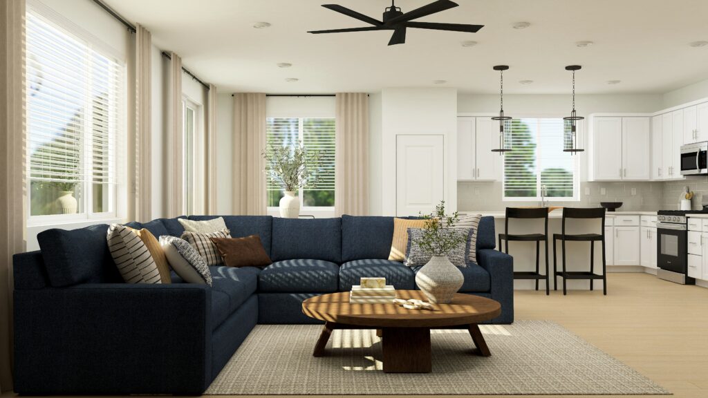 Bradford Baldwin Ranch living room