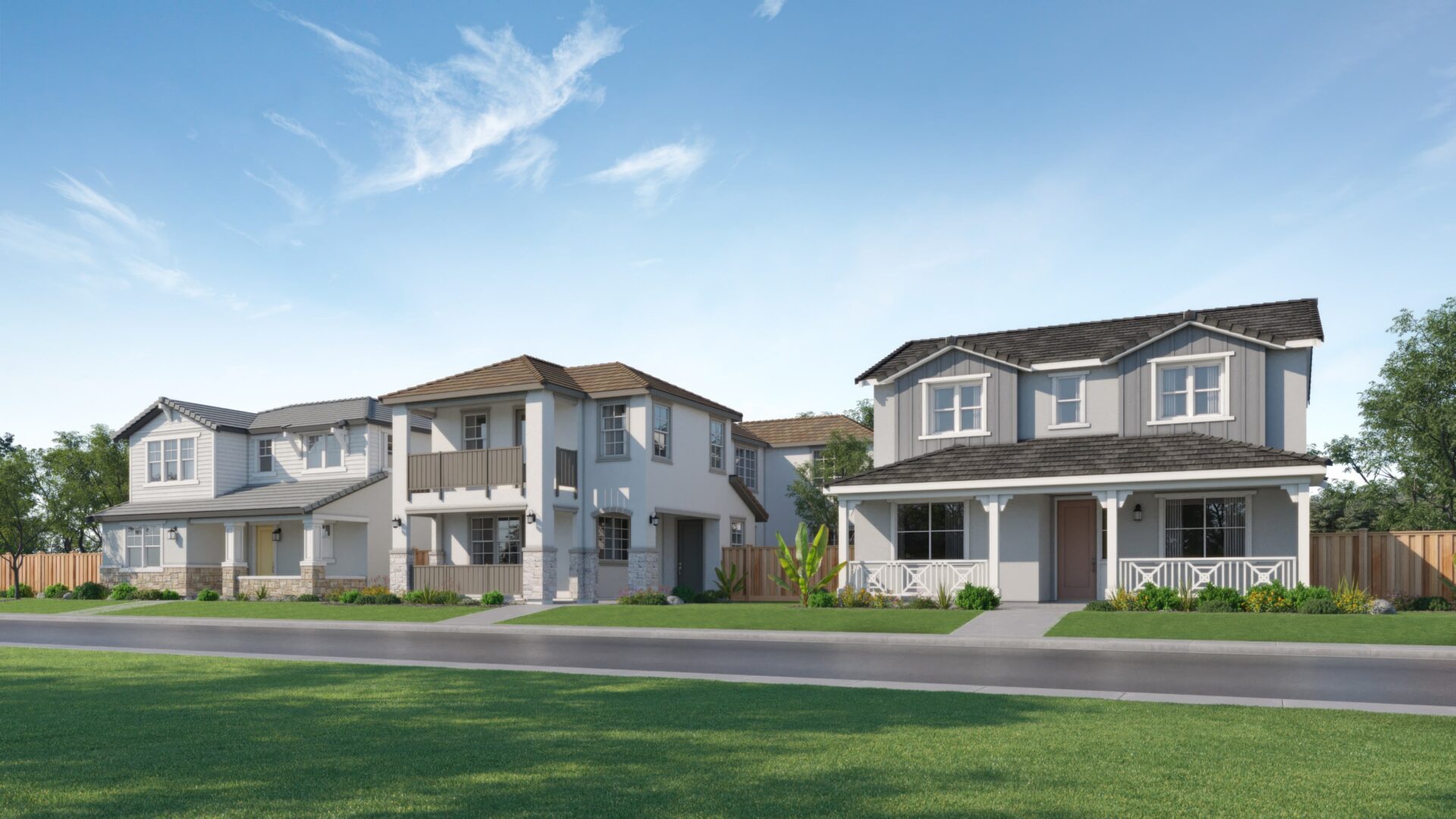 Hawthorn Lagoon Valley Streetscape