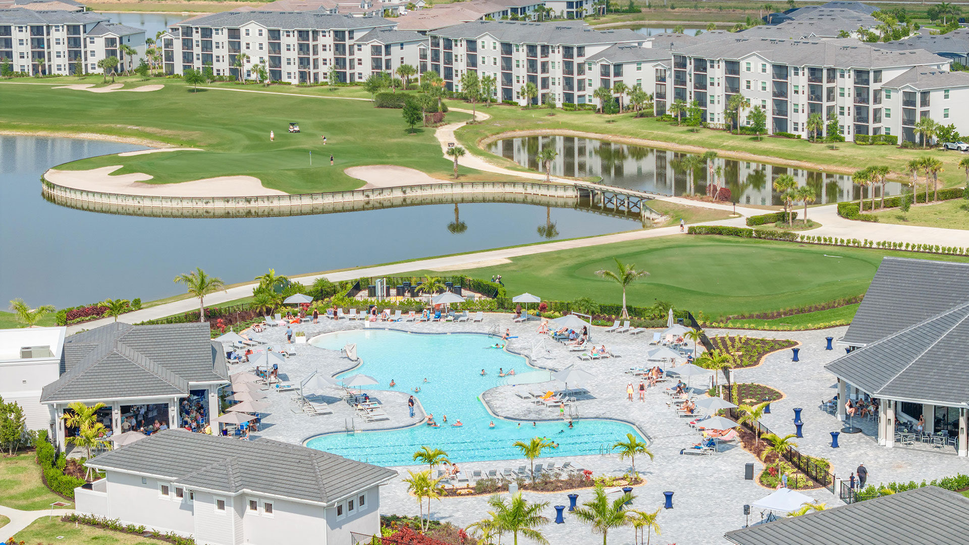 Lennar Southwest Florida clubhouse pool