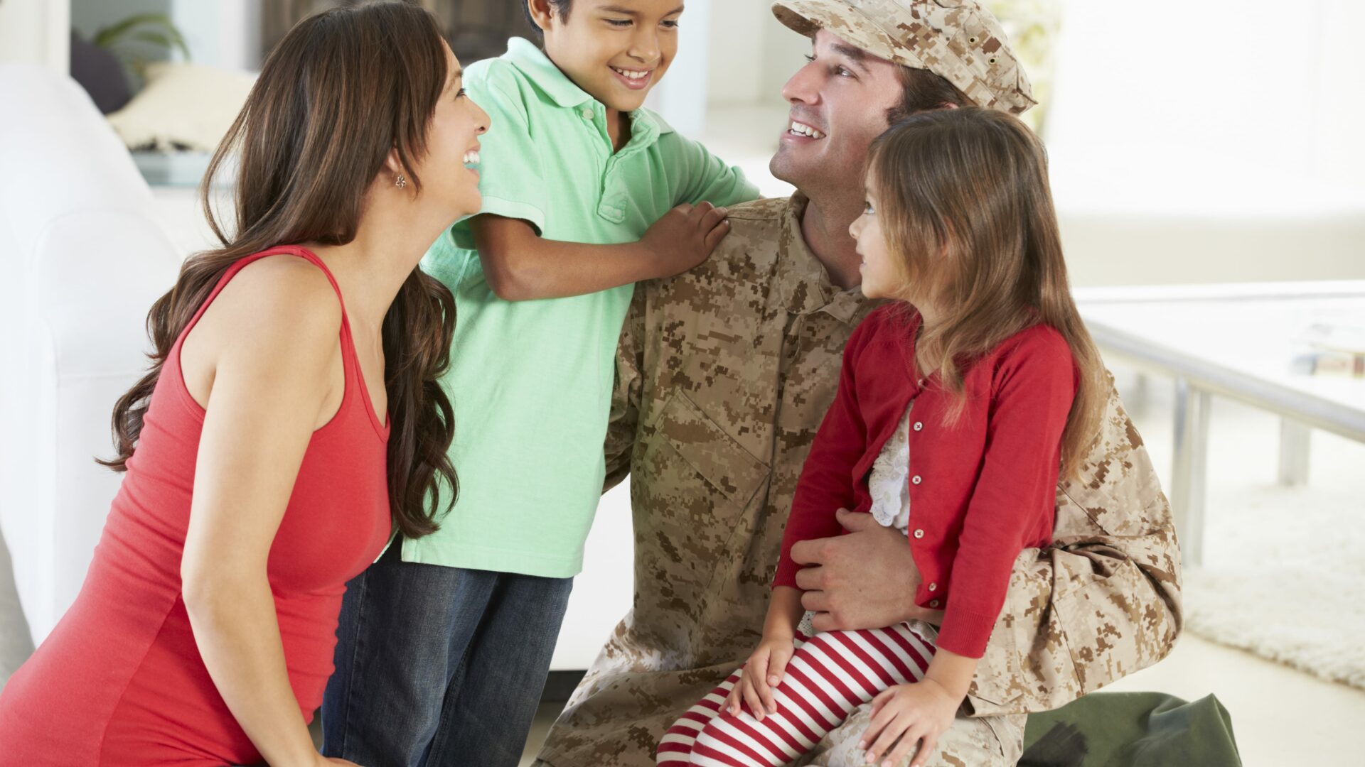 miltary family together