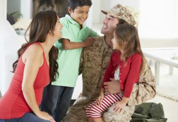 miltary family together