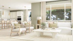 Lennar get the look streamlined sage living room
