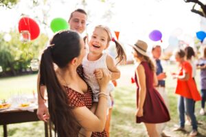Birthday Party Outdoors Daughter