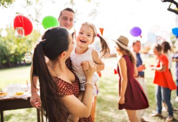 Birthday Party Outdoors Daughter