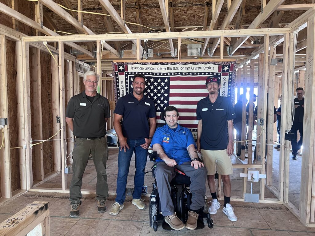 Helping a Hero Lennar Colorado group photo