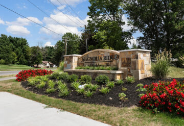 Magnolia Ridge welcome sign