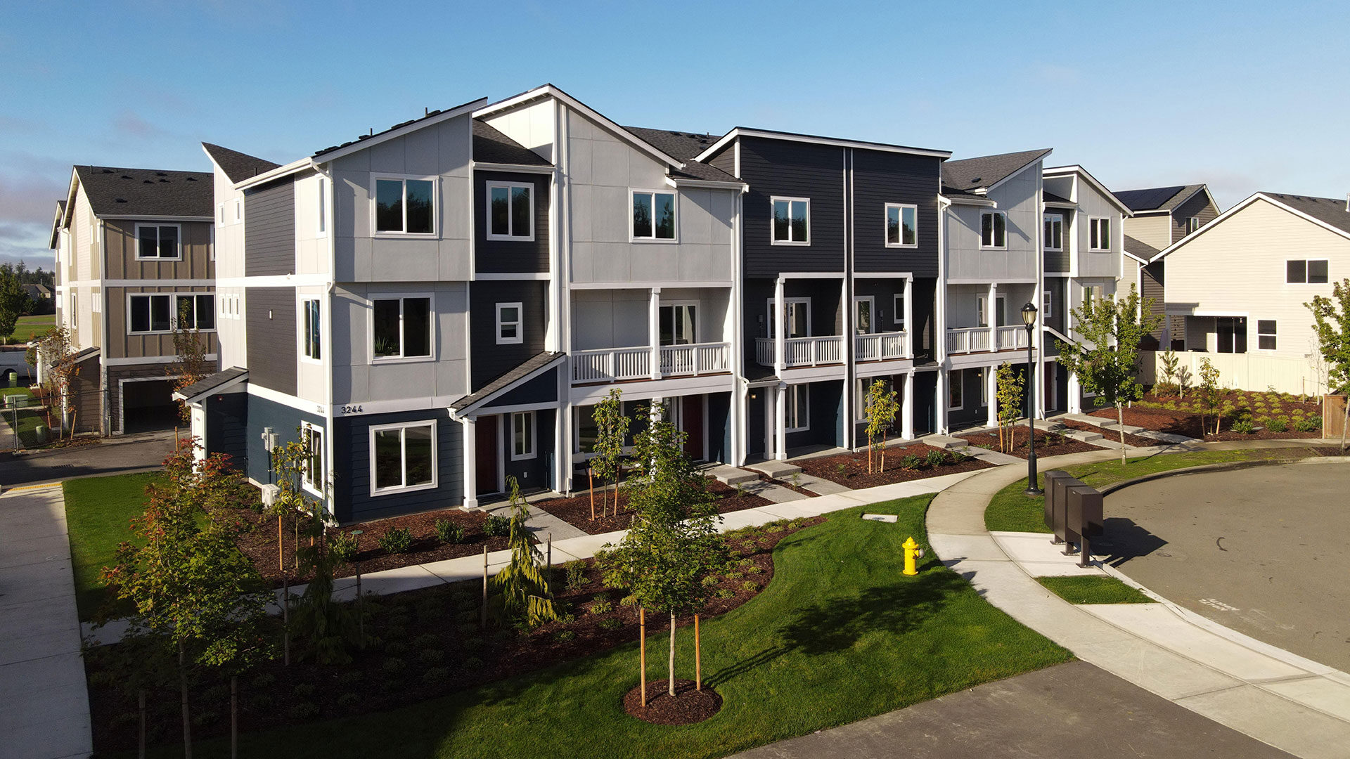 Campus Reserve townhome exterior