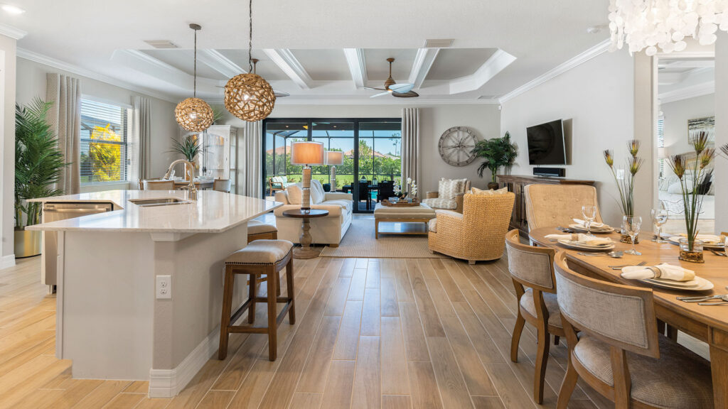 Lennar Victoria open concept living area