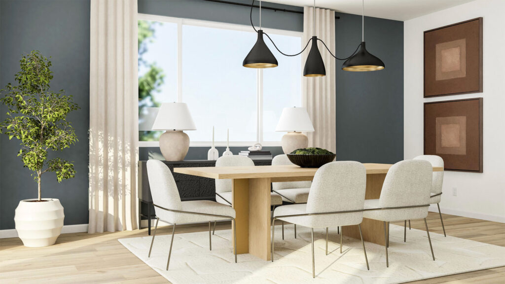 Lennar Get the Look Revived Refuge dining room