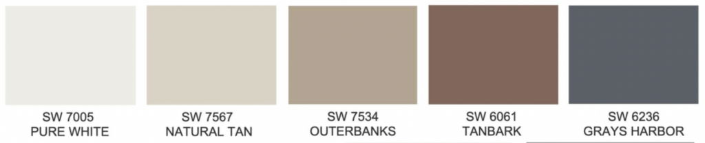 Sherwin Williams colors