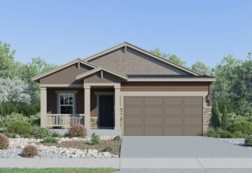 Exterior rendering of the Dolly floorplan at Prairie Song