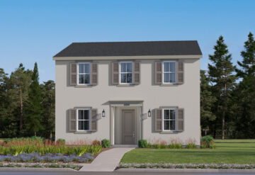 Exterior rendering of the Hemingway floorplan at Encanto