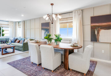 Overlook at Emerald Ridge dining room open concept