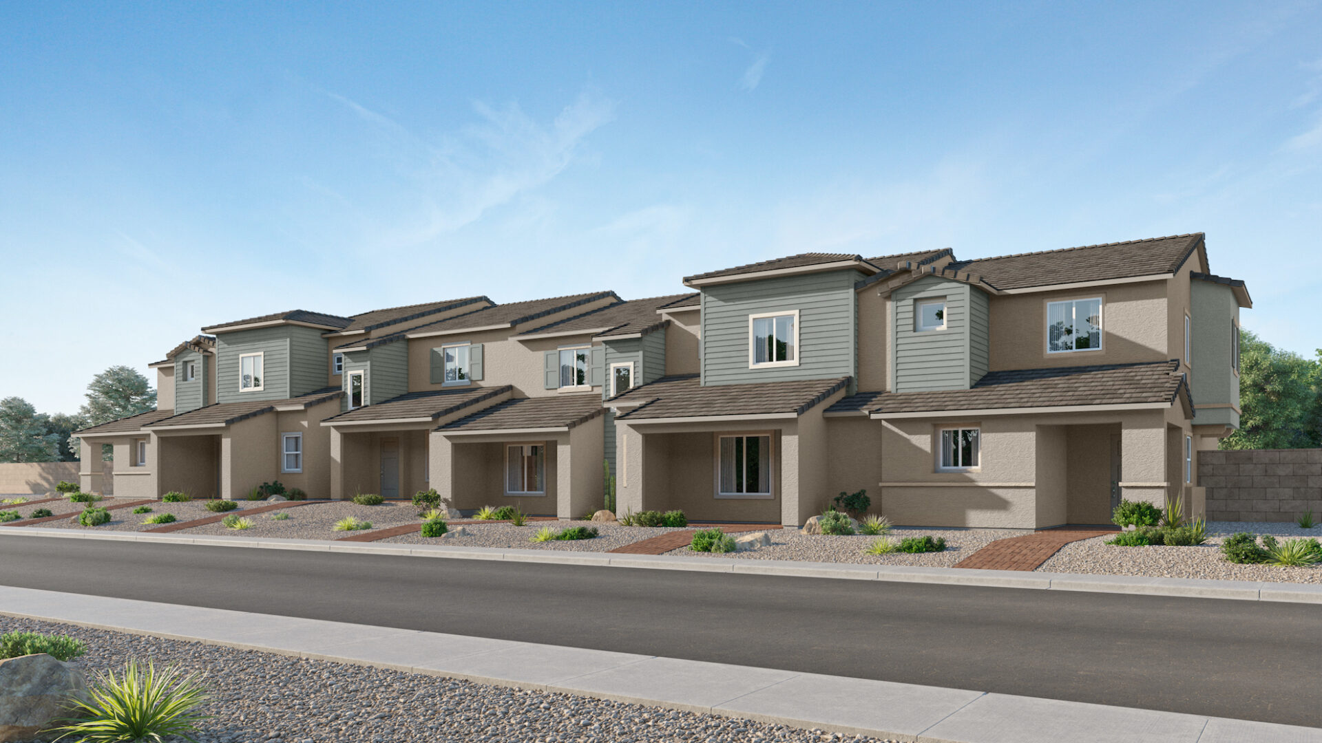 Streetscape rendering of Grandview