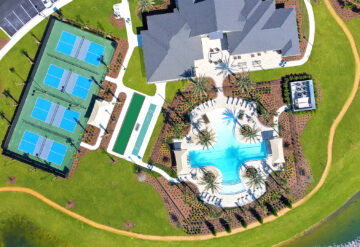 Edenbrooke amenities and clubhouse aerial