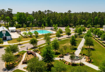 Carnes Crossroads Community Aerial