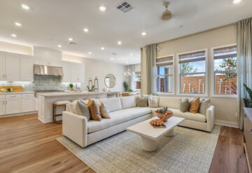 Ridgeview Metro Heights open concept living area