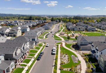 Brynhill community aerial