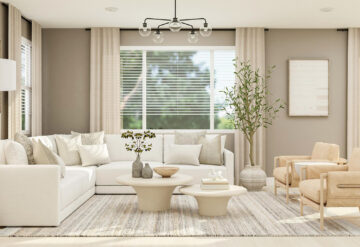 Lennar get the look textured minimalism neutral living room